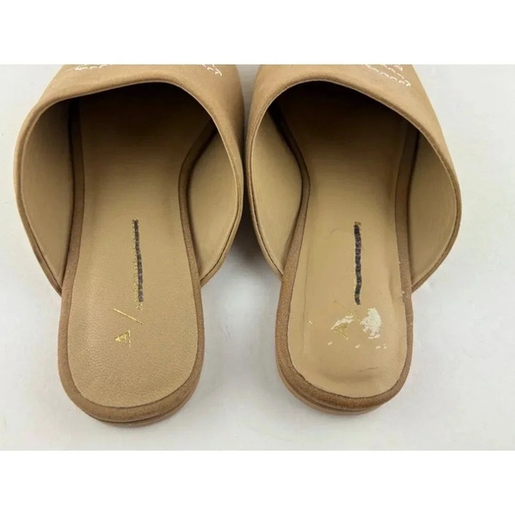 Anthropologie Western Embroidered Slip-on Flats Mules Size EU 40 US 9 - Picture 6 of 11